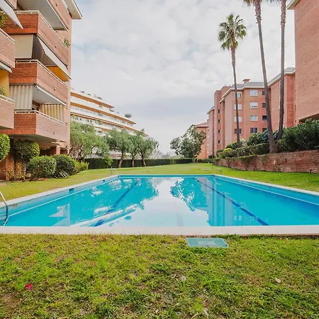Blueground Pedralbes Pool Garden Ac Bcn-175 Appartamento *