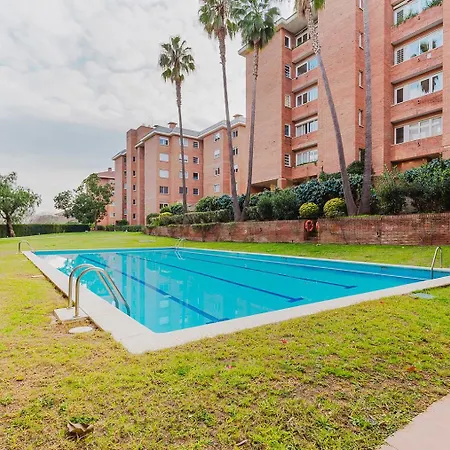 Blueground Pedralbes Pool Garden Ac Bcn-175 Appartamento Barcellona